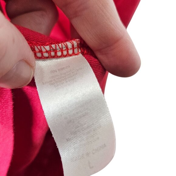 Harley-Davidson Womens Red Graphic California Top Distressed Faded Worn in L - Picture 4 of 12